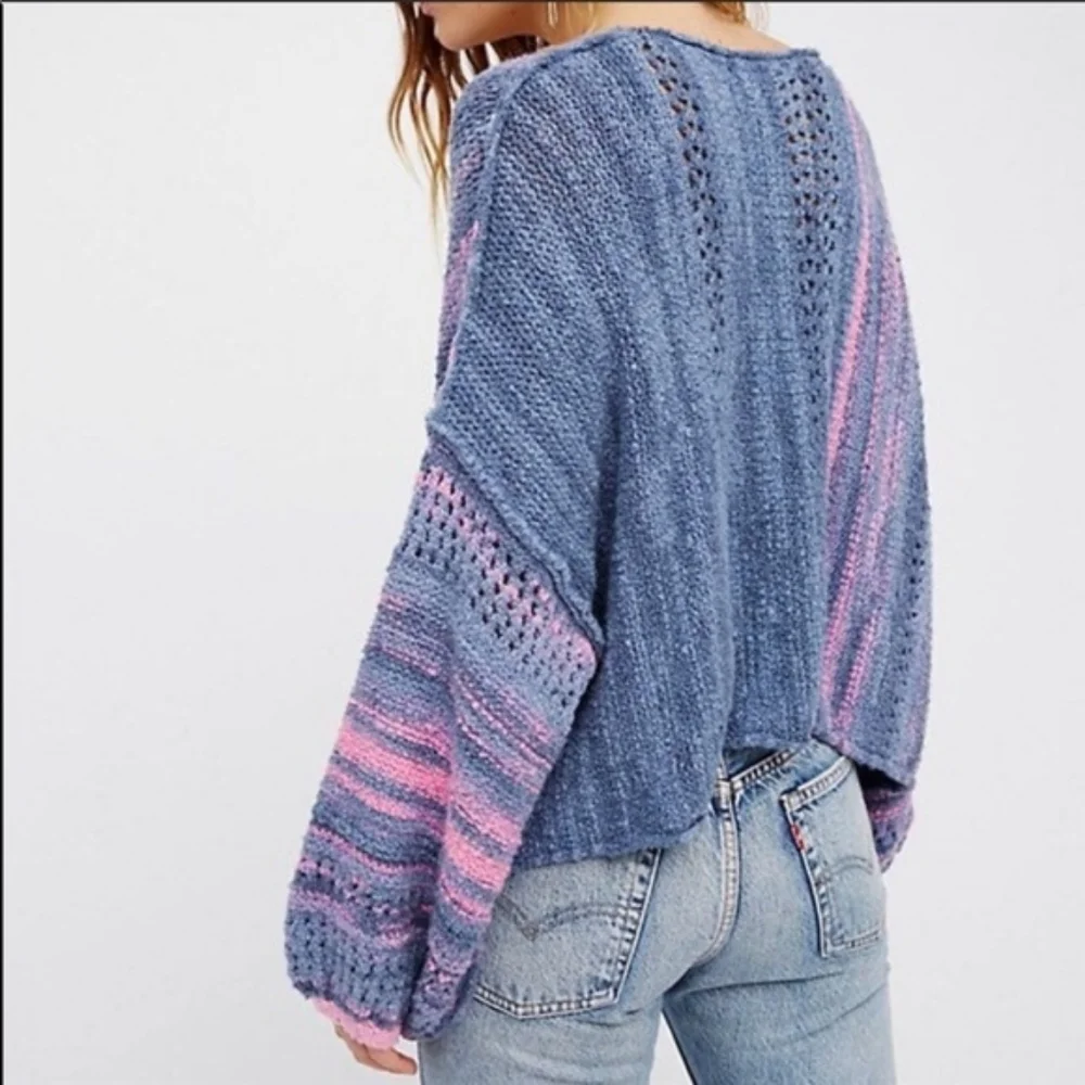 Amethyst Sweater in Blue ComboFree People